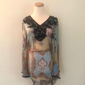 🆕 [Mynahs-Reynu Taandon] Print Georgette Dress Sz: M